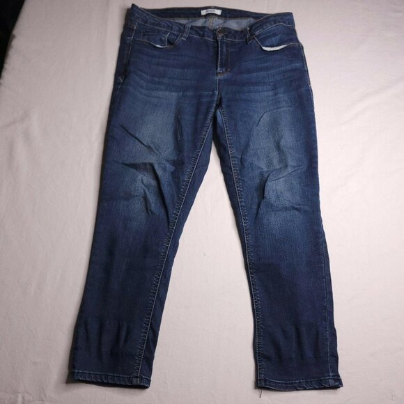Kensie Skinny Capri Jeans Size 6 Medium Rise - Picture 4 of 7
